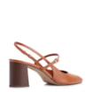 Scarpin Couro Marrom Claro - imagem 4