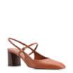 Scarpin Couro Marrom Claro - imagem 1