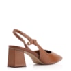 Scarpin Couro Marrom Claro - imagem 4