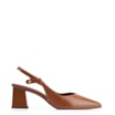 Scarpin Couro Marrom Claro - imagem 3