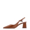 Scarpin Couro Marrom Claro - imagem 5