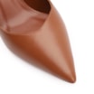 Scarpin Couro Marrom Claro - imagem 7
