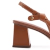 Scarpin Couro Marrom Claro - imagem 8