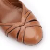 Scarpin Couro Marrom Claro/Alt Marrom Escuro - imagem 6