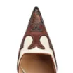 Scarpin Couro Marrom /Couro Off White/Alt Python Marrom - imagem 10
