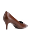 Scarpin Couro Marrom Escuro - imagem 4