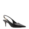 Scarpin Couro Maxi Croco Preto - imagem 1