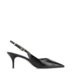 Scarpin Couro Maxi Croco Preto - imagem 3
