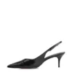 Scarpin Couro Maxi Croco Preto - imagem 4