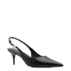 Scarpin Couro Maxi Croco Preto - imagem 1