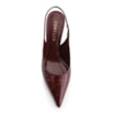 Scarpin Couro Maxi Croco Vinho - imagem 6