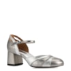 Scarpin Couro Metalizado/Prata - imagem 1