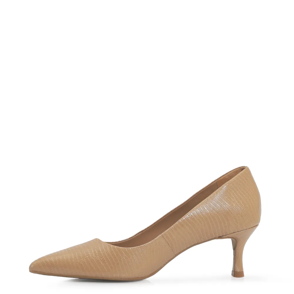 Scarpin Couro New Lezard Lotus - imagem 4