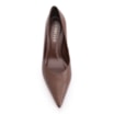 Scarpin Couro New Lezard Marrom Escuro - imagem 6