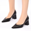 Scarpin Couro New Lezard Preto - imagem 2