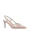 Scarpin Couro Nobuck Bege - imagem 1