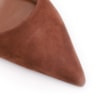 Scarpin Couro Nobuck Marrom - imagem 6