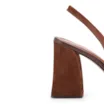 Scarpin Couro Nobuck Marrom - imagem 7