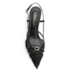 Scarpin Couro Nobuck Preto - imagem 5