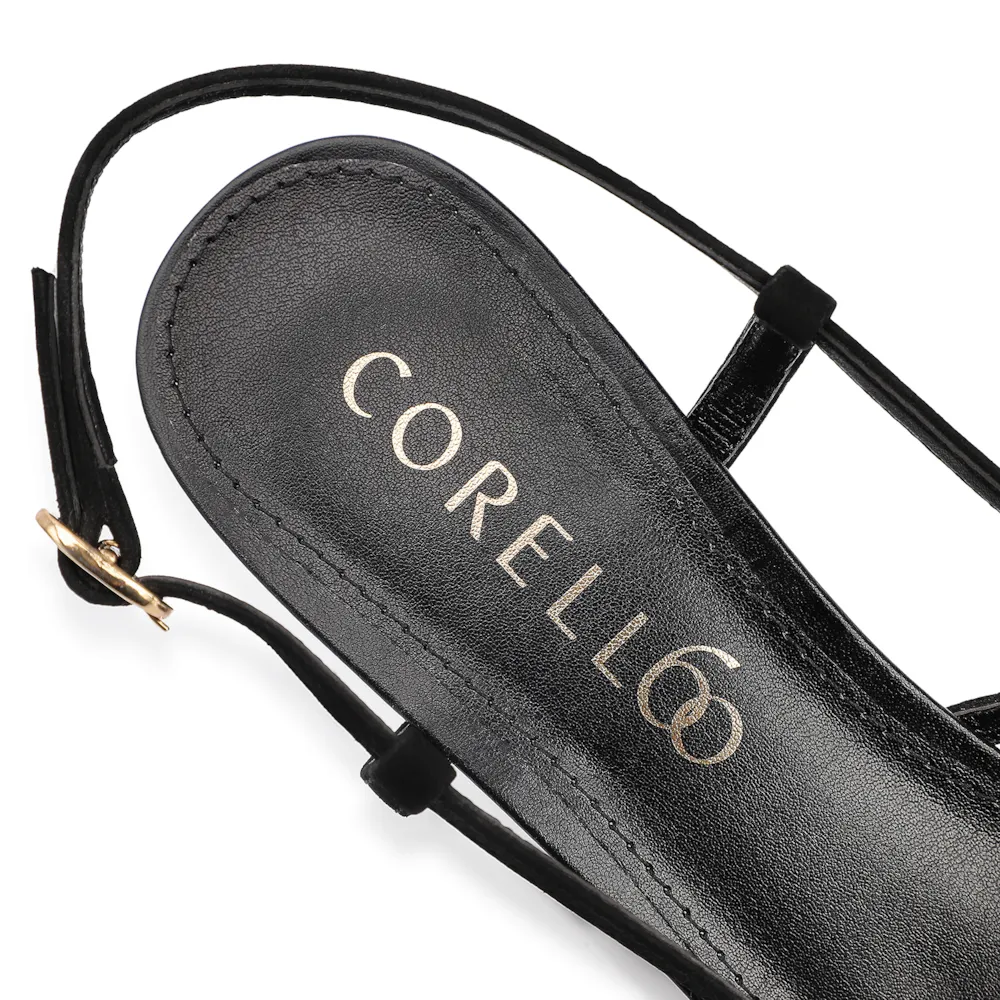 Scarpin Couro Nobuck Preto - imagem 7