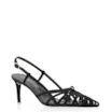 Scarpin Couro Nobuck Preto - imagem 1