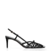 Scarpin Couro Nobuck Preto - imagem 2