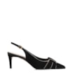 Scarpin Couro Nobuck Preto - imagem 3
