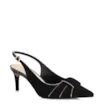 Scarpin Couro Nobuck Preto - imagem 1