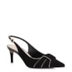 Scarpin Couro Nobuck Preto - imagem 1