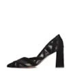 Scarpin Couro Nobuck Preto/Tela Preto - imagem 5