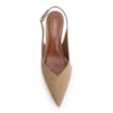 Scarpin Couro Nobuck Verde - imagem 4