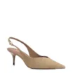 Scarpin Couro Nobuck Verde - imagem 1