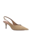 Scarpin Couro Nobuck Verde - imagem 1