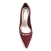 Scarpin Couro Nobuck Vinho - imagem 6