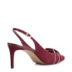 Scarpin Couro Nobuck Vinho - imagem 4