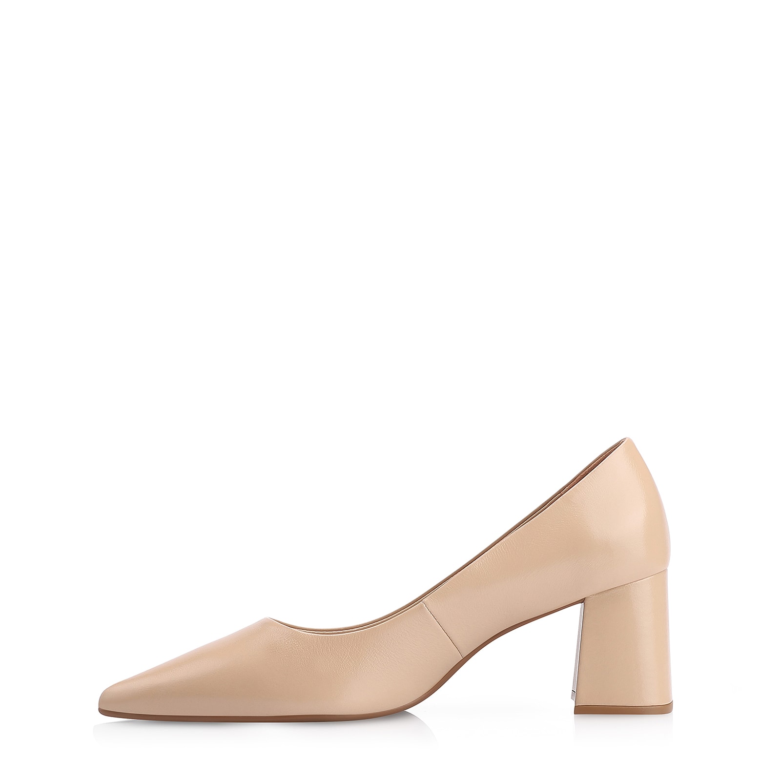 Scarpin Couro Nude