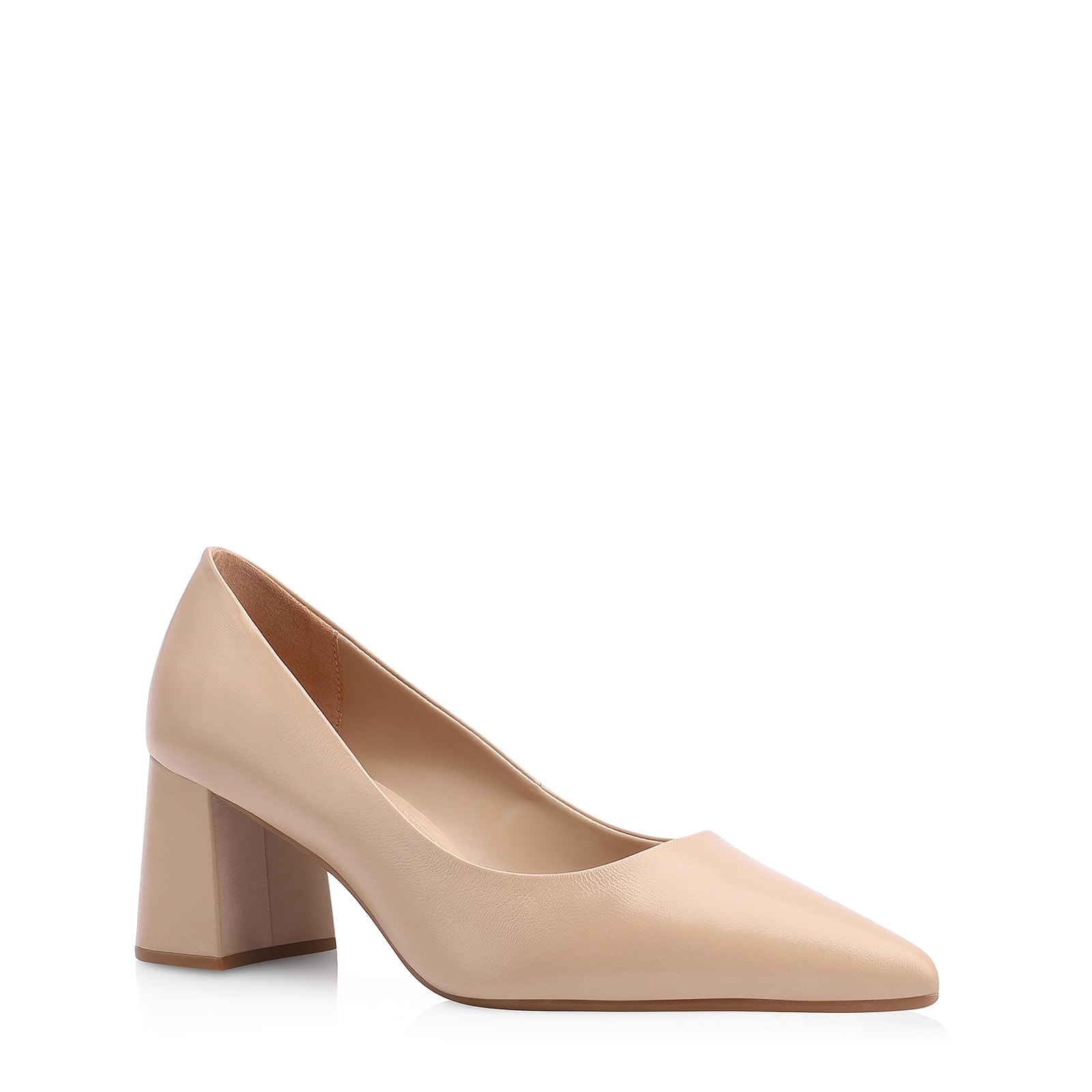 Scarpin Couro Nude