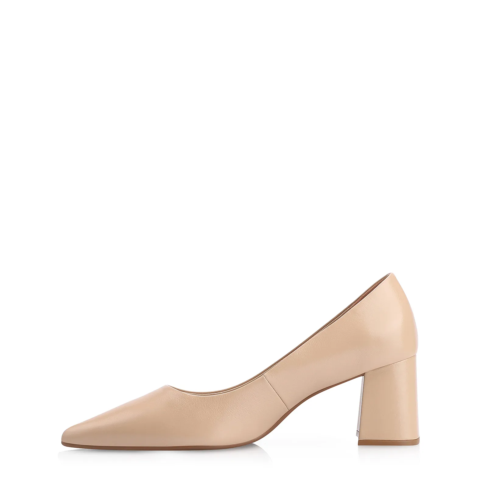 Scarpin Couro Nude