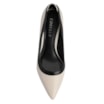 Scarpin Couro Off/Preto - imagem 5