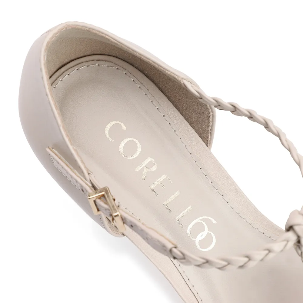 Scarpin Couro Off White - imagem 7