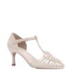 Scarpin Couro Off White - imagem 1
