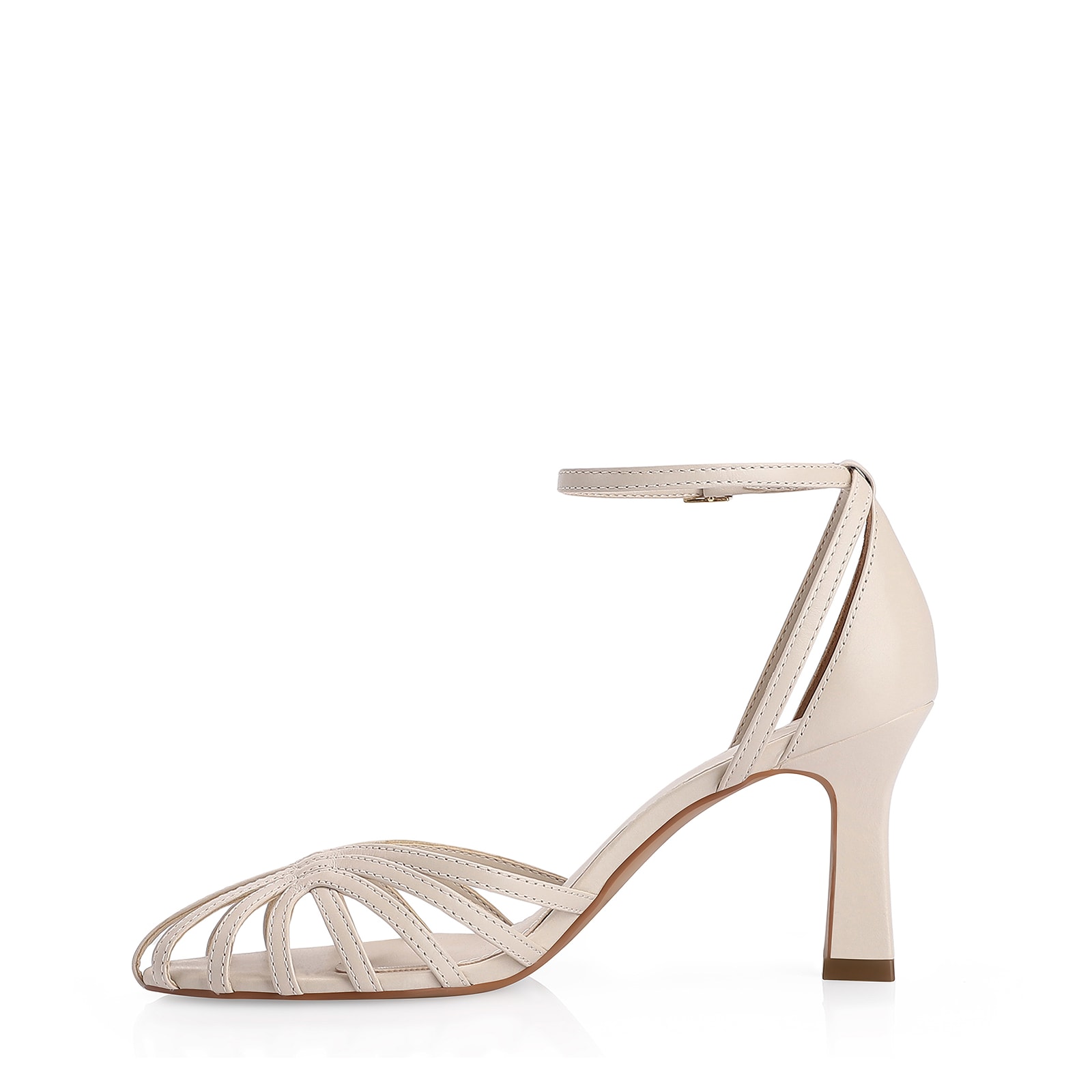 Scarpin Couro Off White