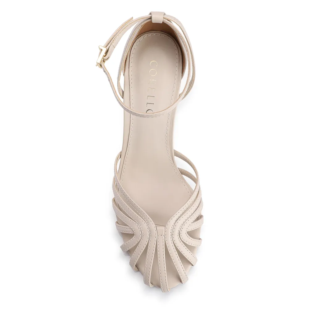 Scarpin Couro Off White - imagem 5
