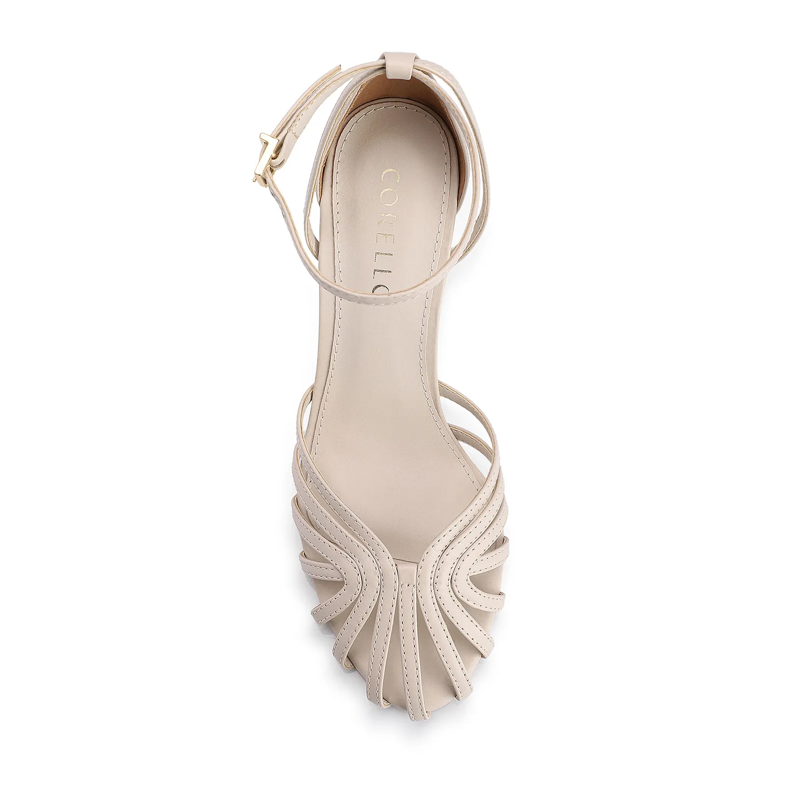 Scarpin Couro Off White