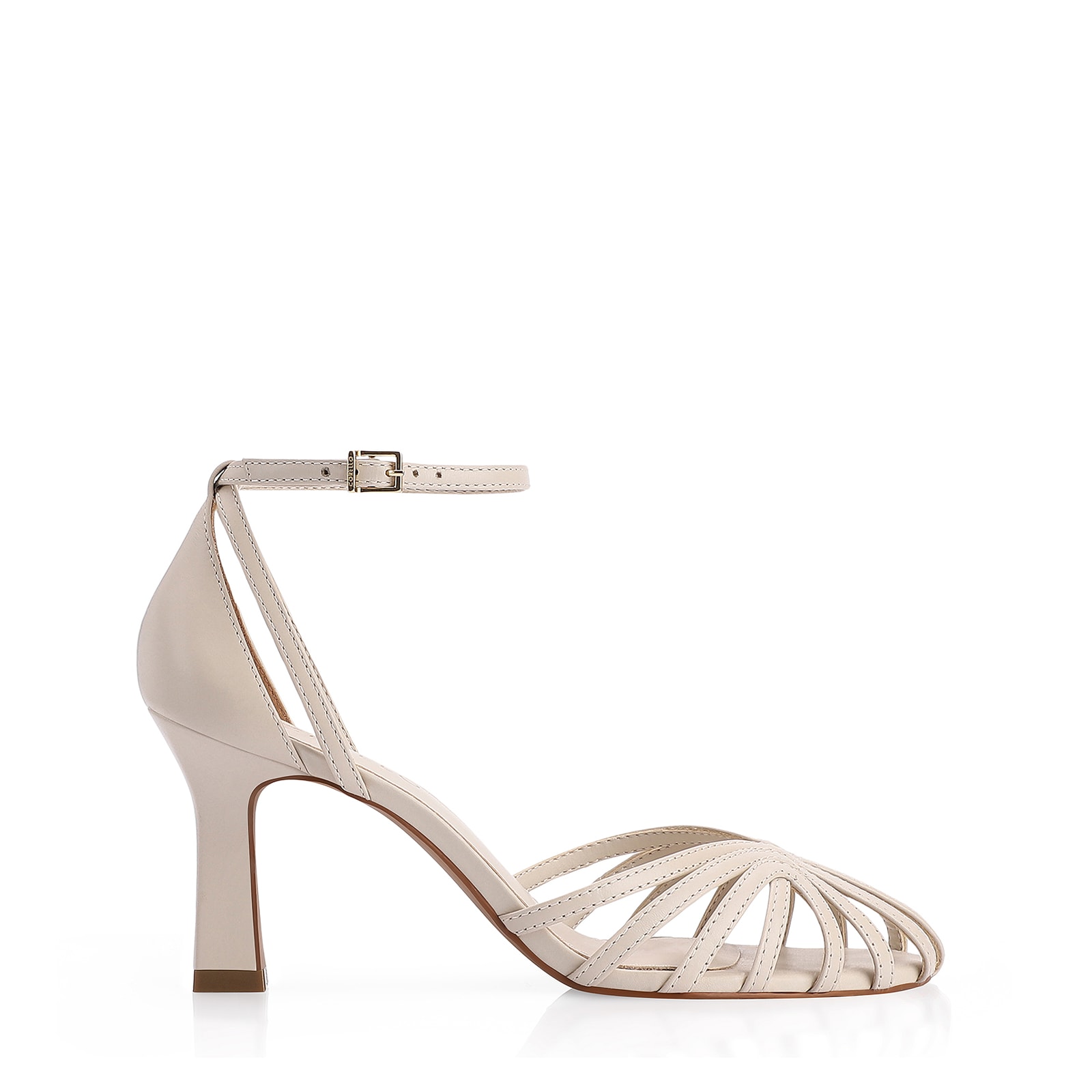 Scarpin Couro Off White