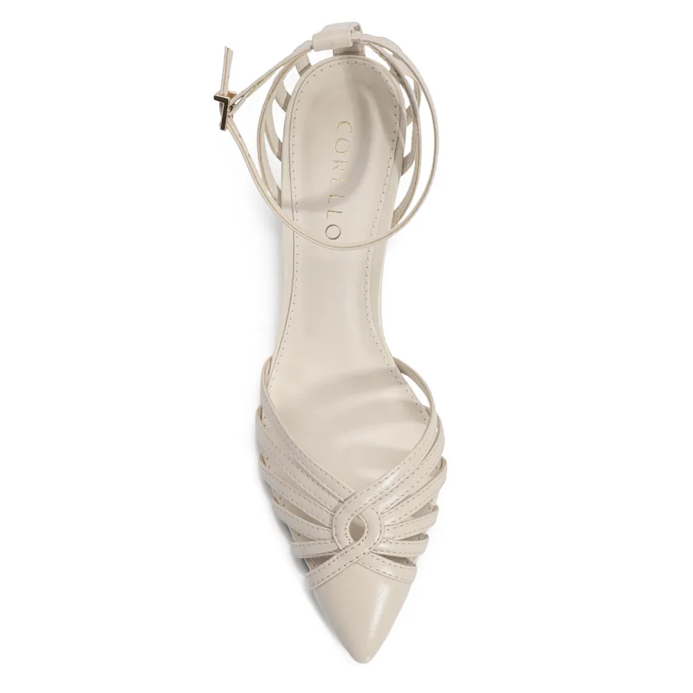 Scarpin Couro Off White - imagem 6