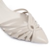 Scarpin Couro Off White - imagem 7