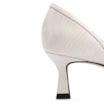 Scarpin Couro Off White - imagem 7