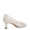 Scarpin Couro Off White - imagem 4