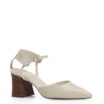 Scarpin Couro Off White - imagem 1